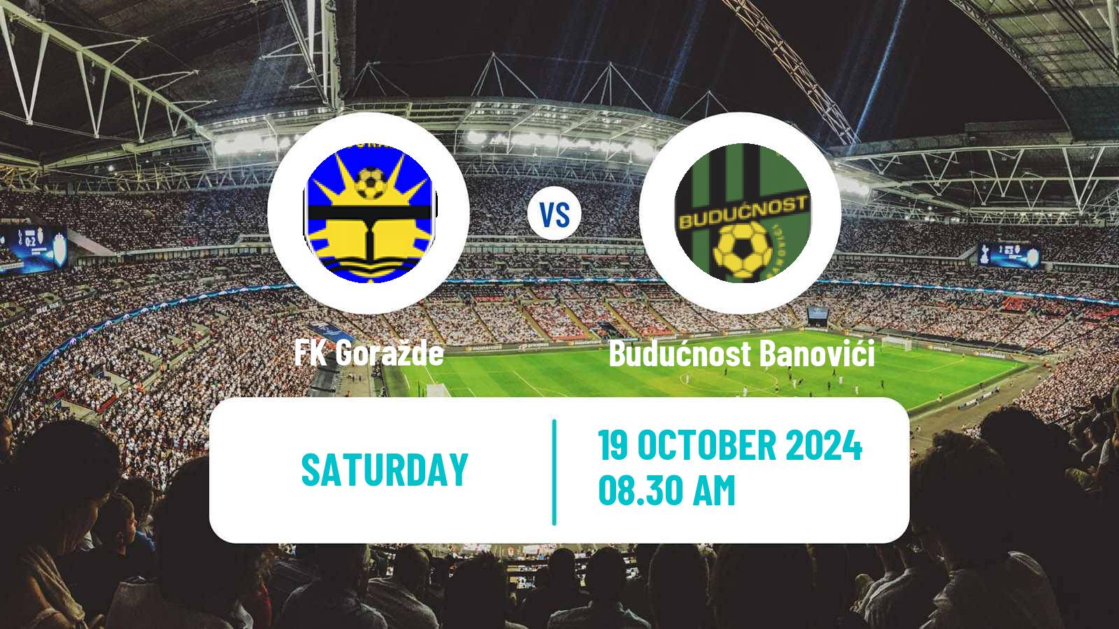 Soccer Bosnian Prva Liga FBiH Goražde - Budućnost Banovići