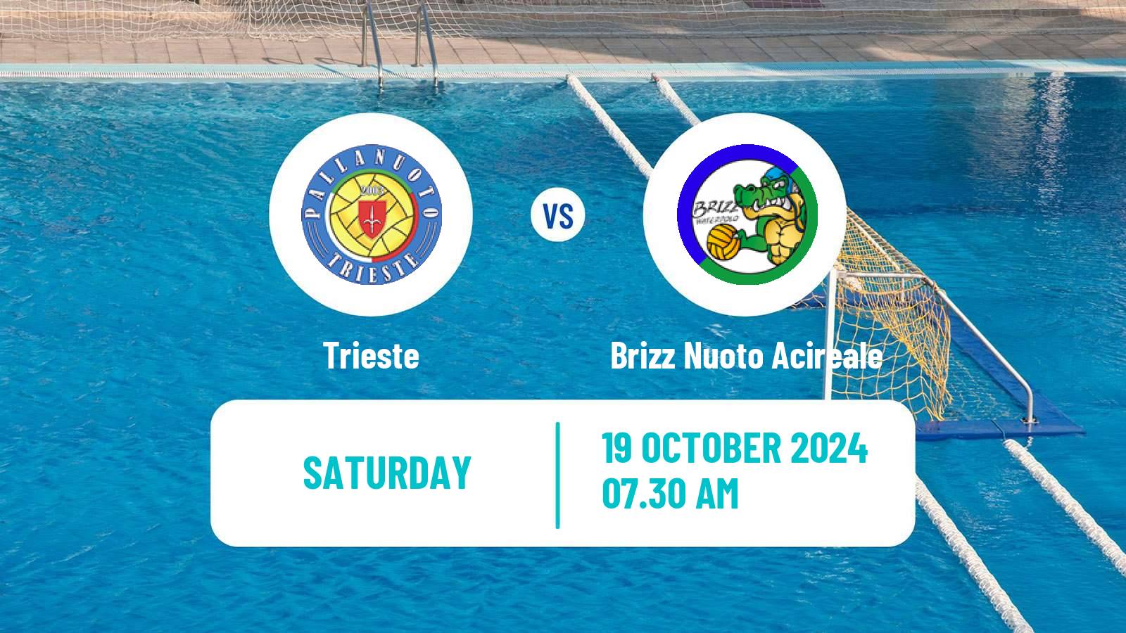 Water polo Italian A1 Water Polo Women Trieste - Brizz Nuoto Acireale