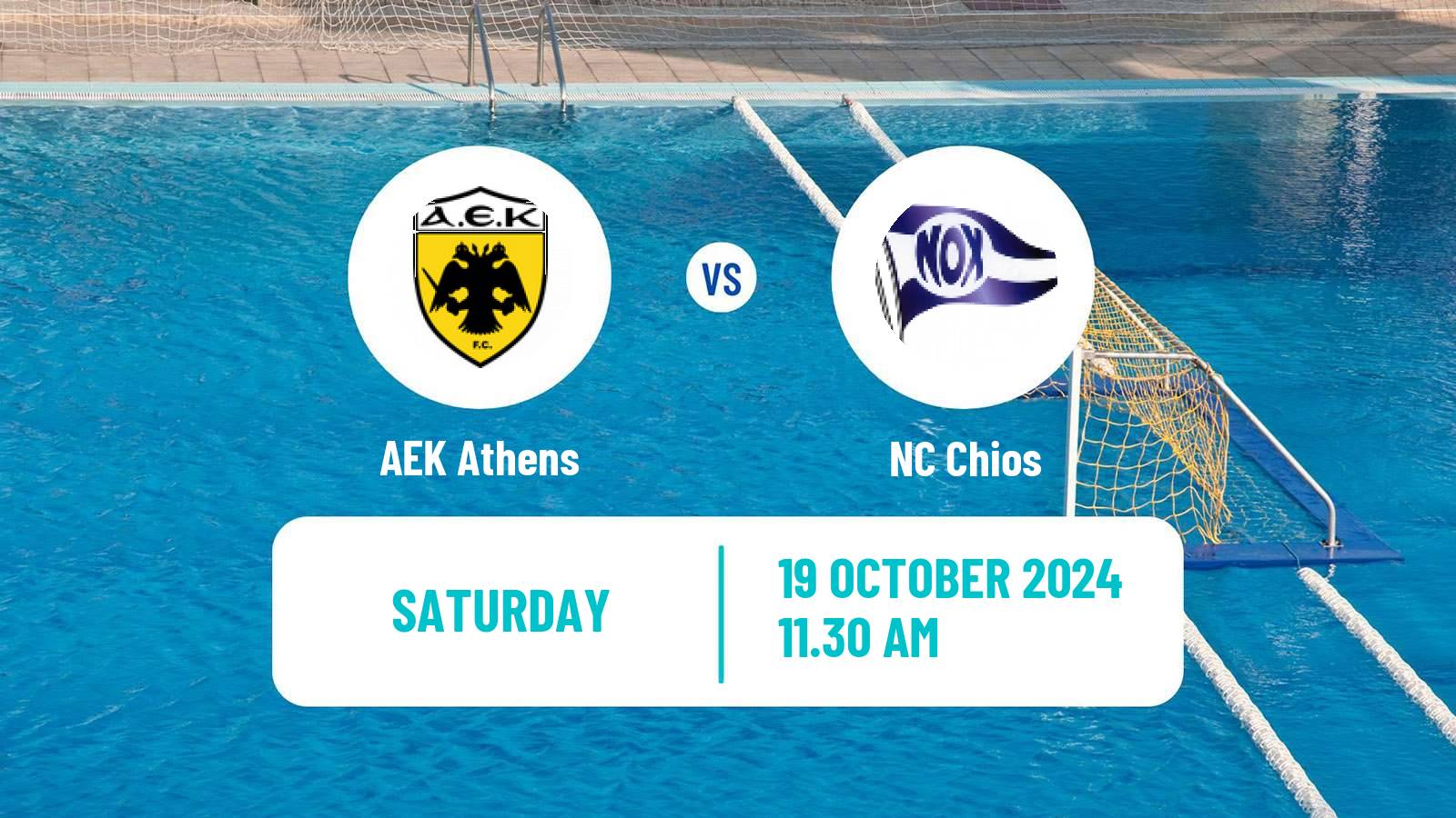 Water polo Greek A1 Water Polo AEK Athens - Chios