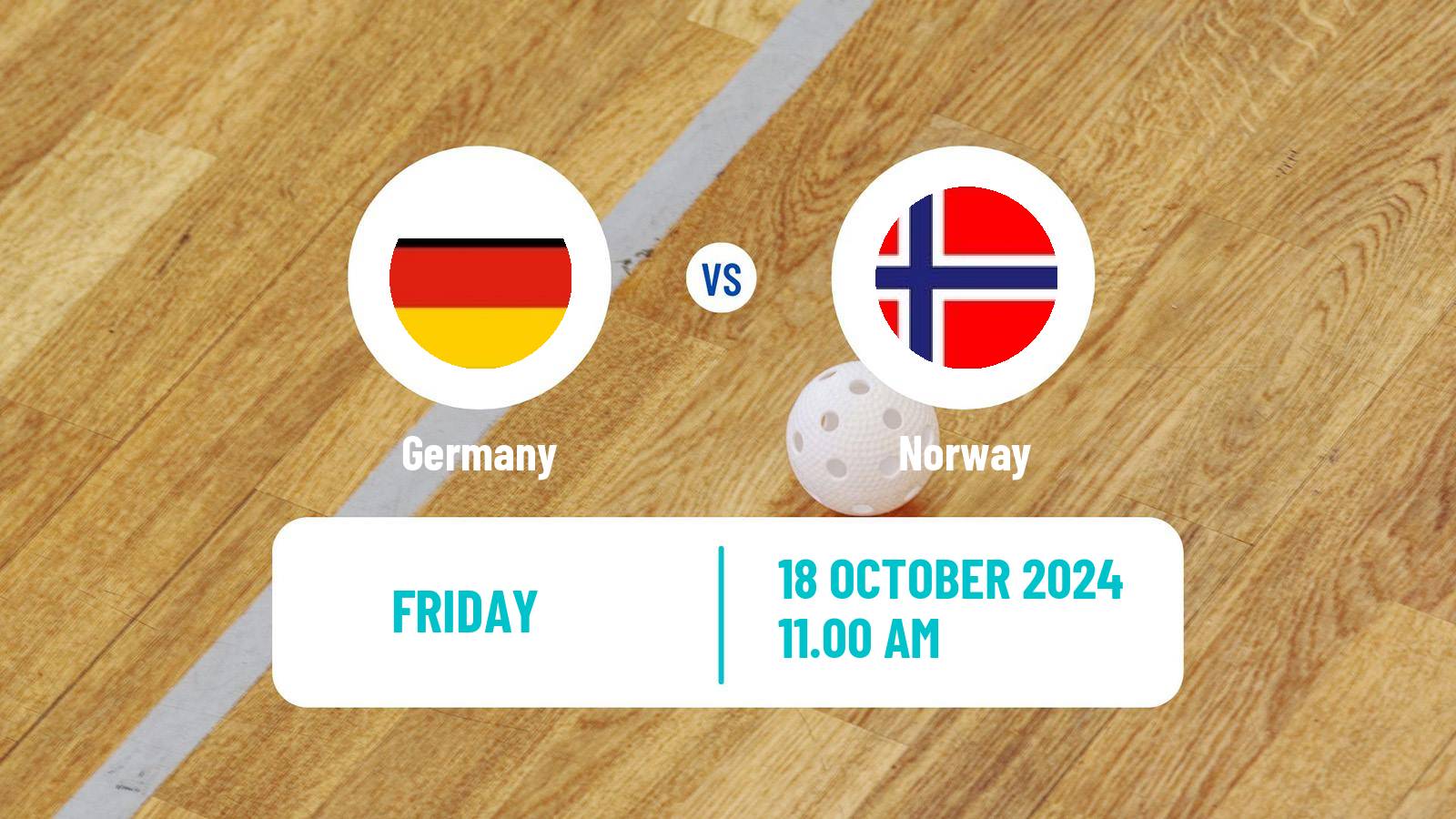 Floorball Friendly International Floorball Germany - Norway