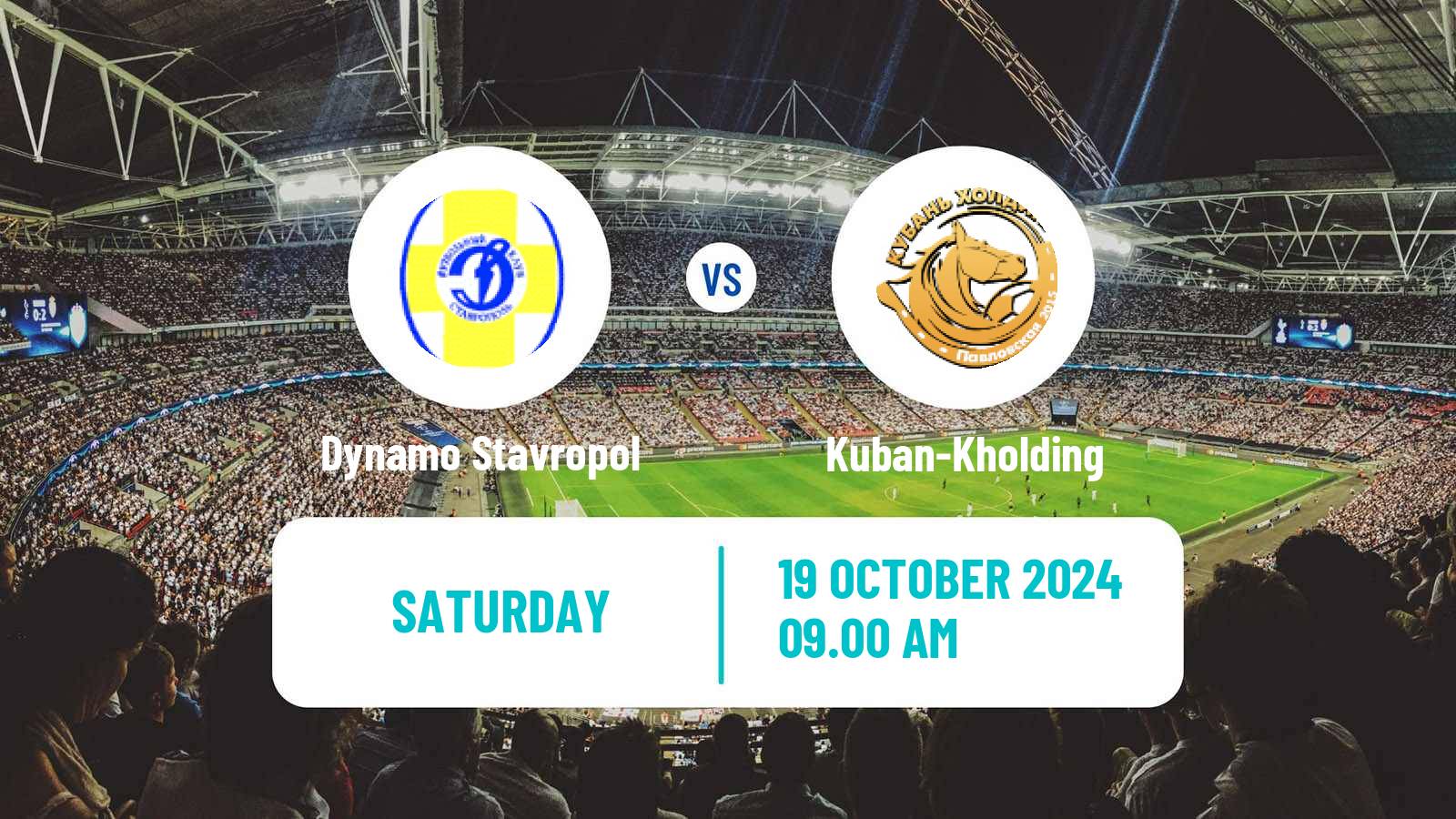 Soccer FNL 2 Division B Group 1 Dynamo Stavropol - Kuban-Kholding