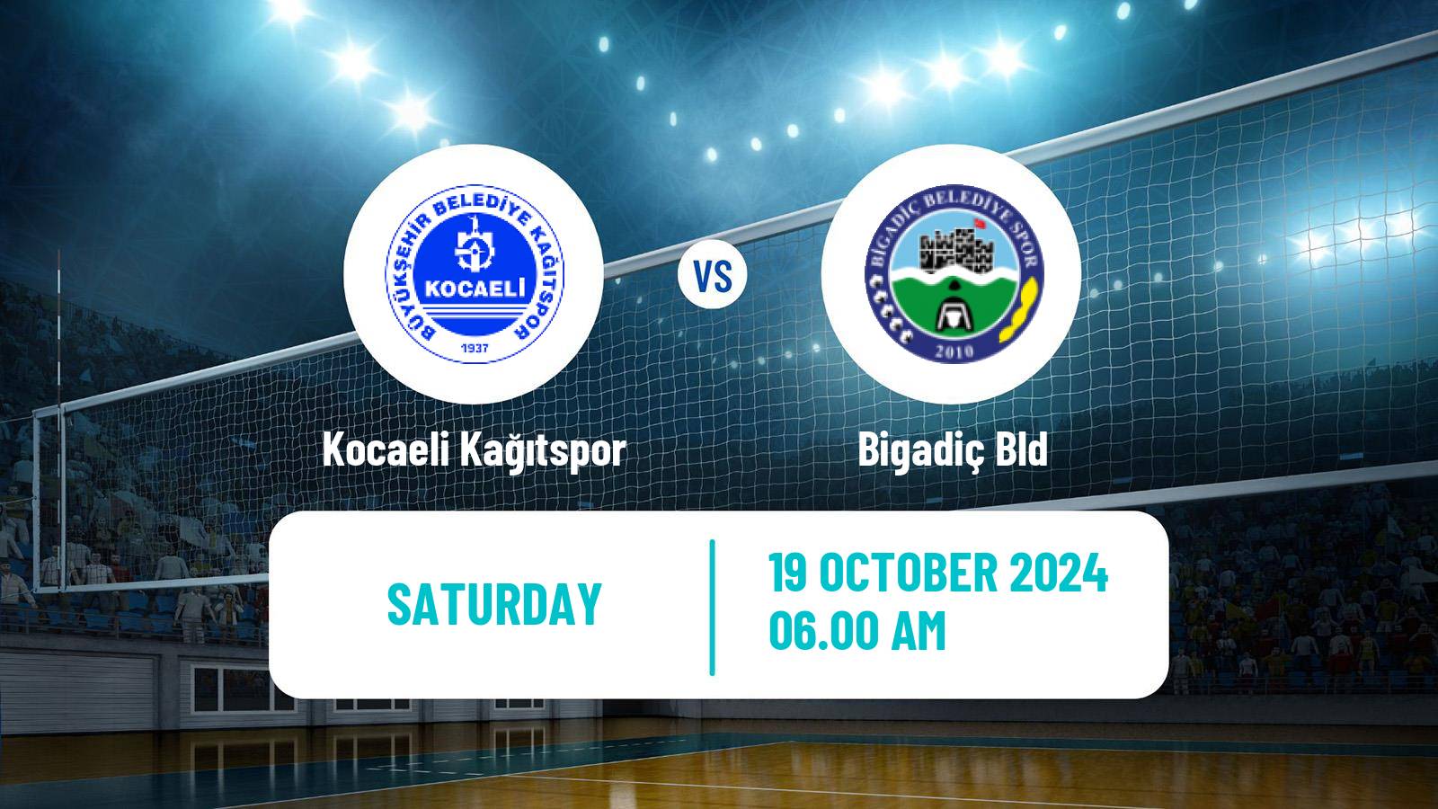 Volleyball Turkish 1 Ligi Volleyball Kocaeli Kağıtspor - Bigadiç Bld