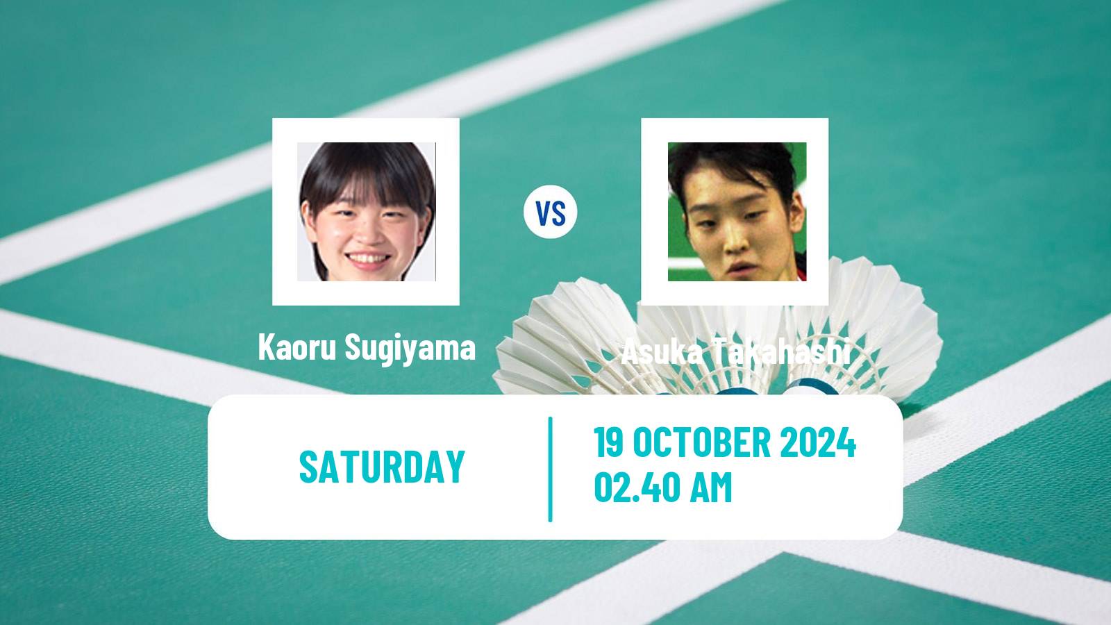 Badminton BWF World Tour Kl Masters Malaysia Super 100 Women Kaoru Sugiyama - Asuka Takahashi