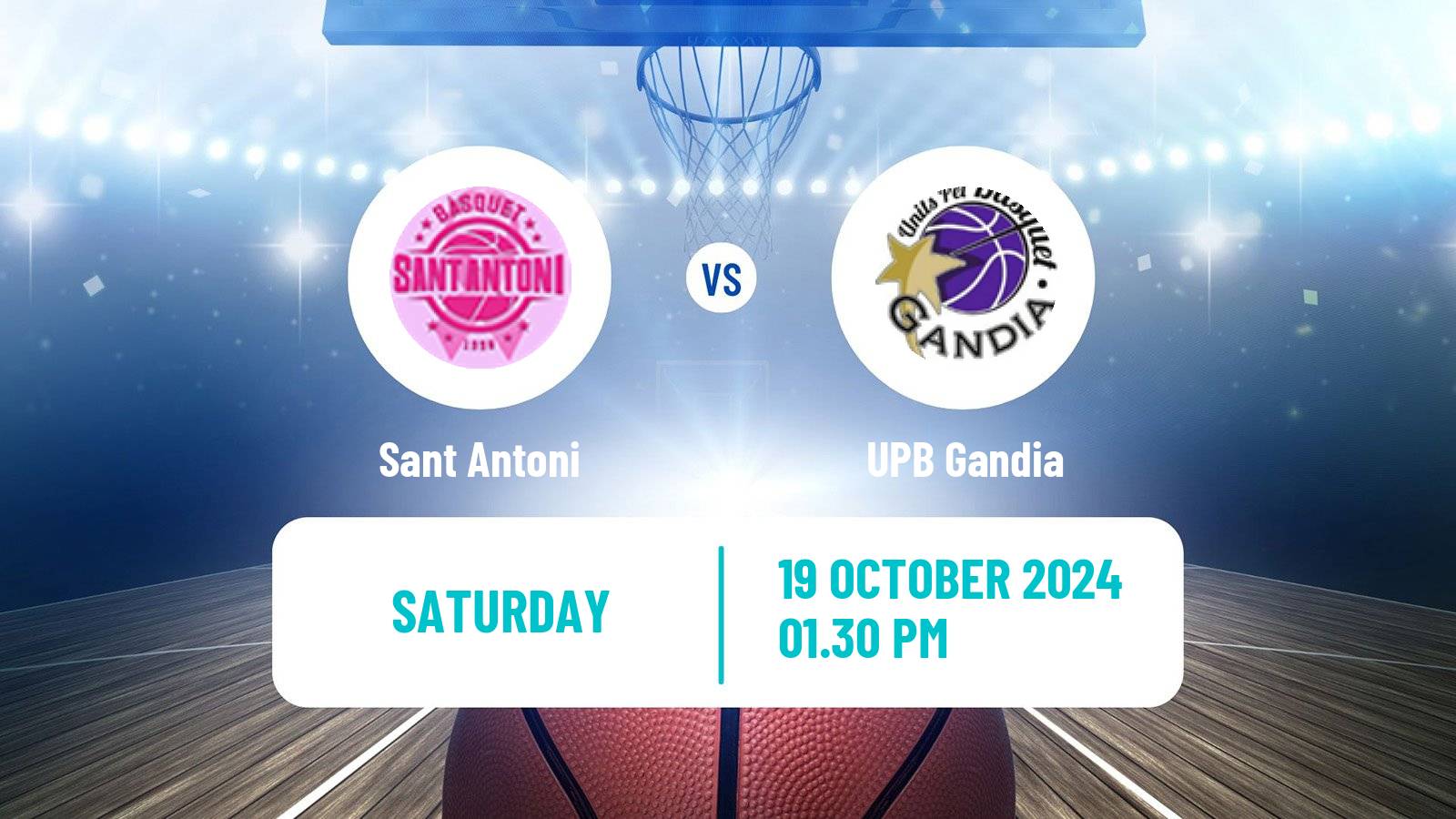 Basketball Spanish LEB Plata Sant Antoni - Gandia