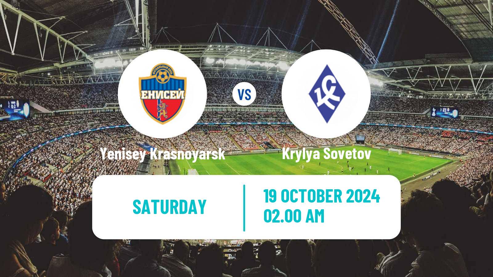 Soccer Russian Supreme Division Women Yenisey Krasnoyarsk - Krylya Sovetov