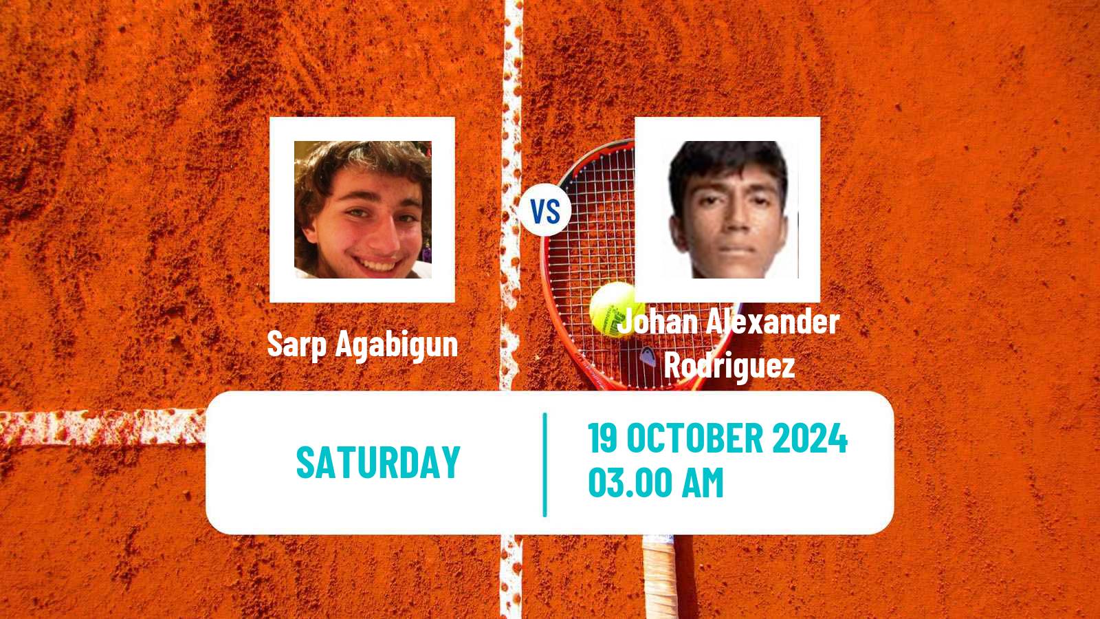 Tennis ITF M15 Kayseri Men Sarp Agabigun - Johan Alexander Rodriguez