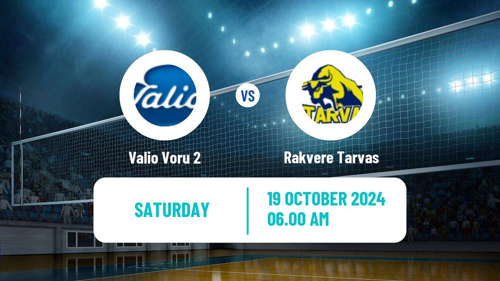 Volleyball Estonian Esiliiga Volleyball Valio Voru 2 - Rakvere Tarvas