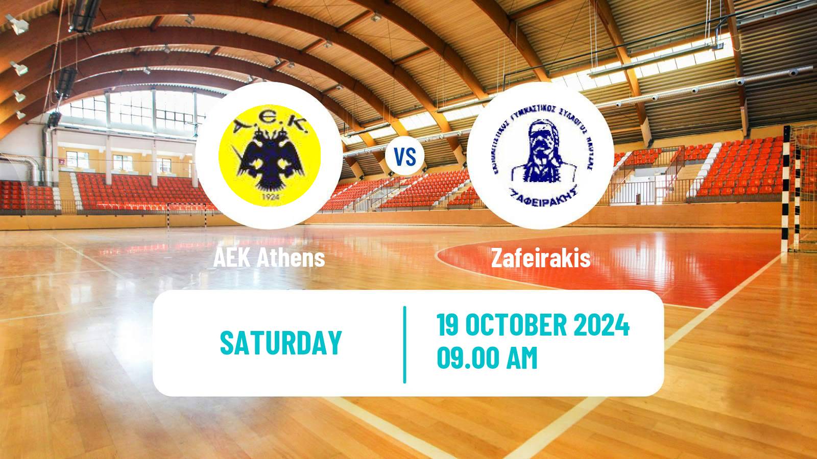 Handball Greek A1 Handball AEK Athens - Zafeirakis