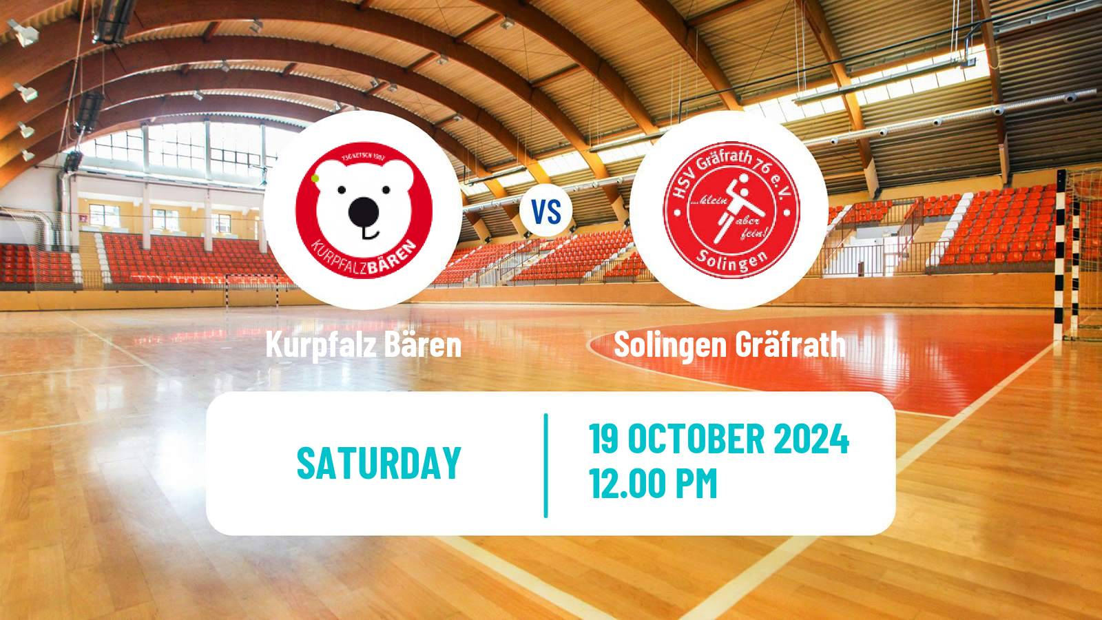 Handball German 2 Bundesliga Handball Women Kurpfalz Bären - Solingen Gräfrath