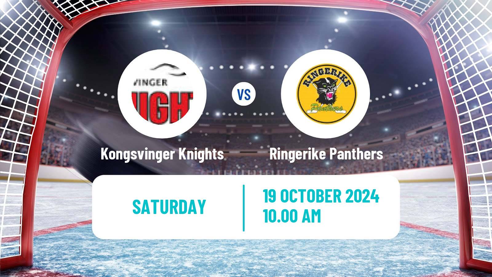 Hockey Norwegian Division 1 Hockey Kongsvinger Knights - Ringerike Panthers