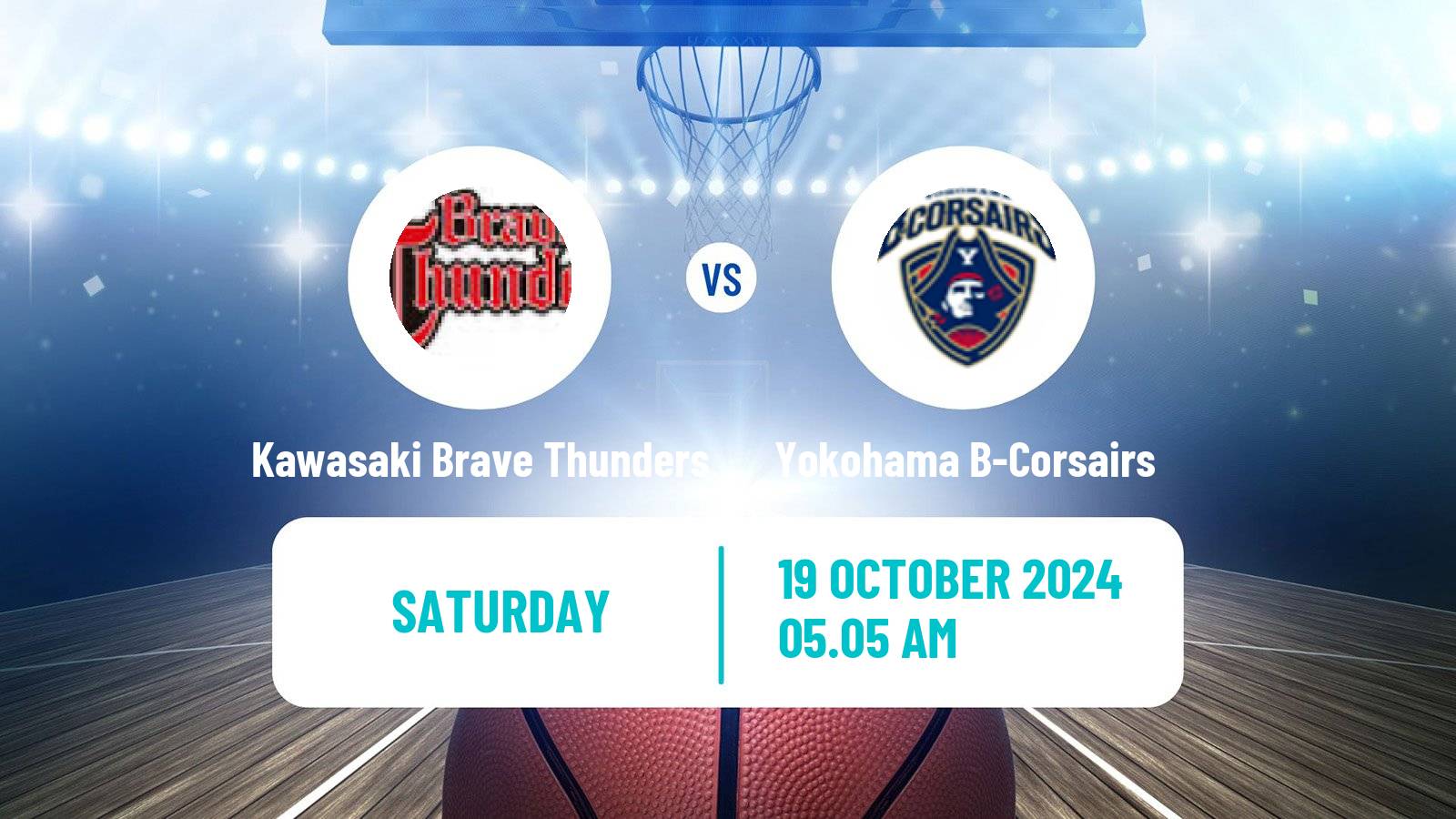 Basketball BJ League Kawasaki Brave Thunders - Yokohama B-Corsairs