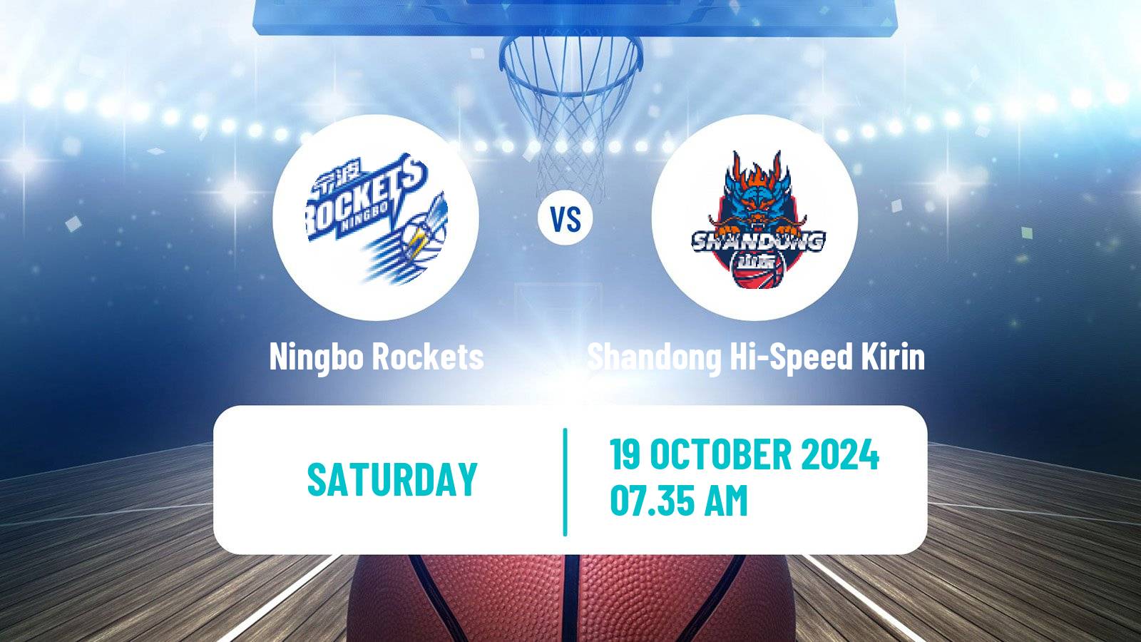 Basketball CBA Ningbo Rockets - Shandong Hi-Speed Kirin