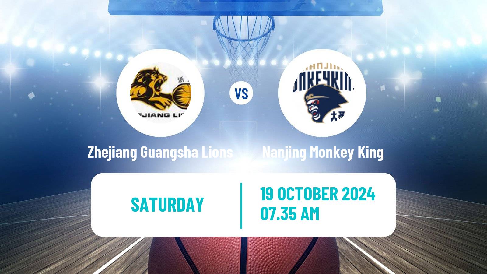 Basketball CBA Zhejiang Guangsha Lions - Nanjing Monkey King