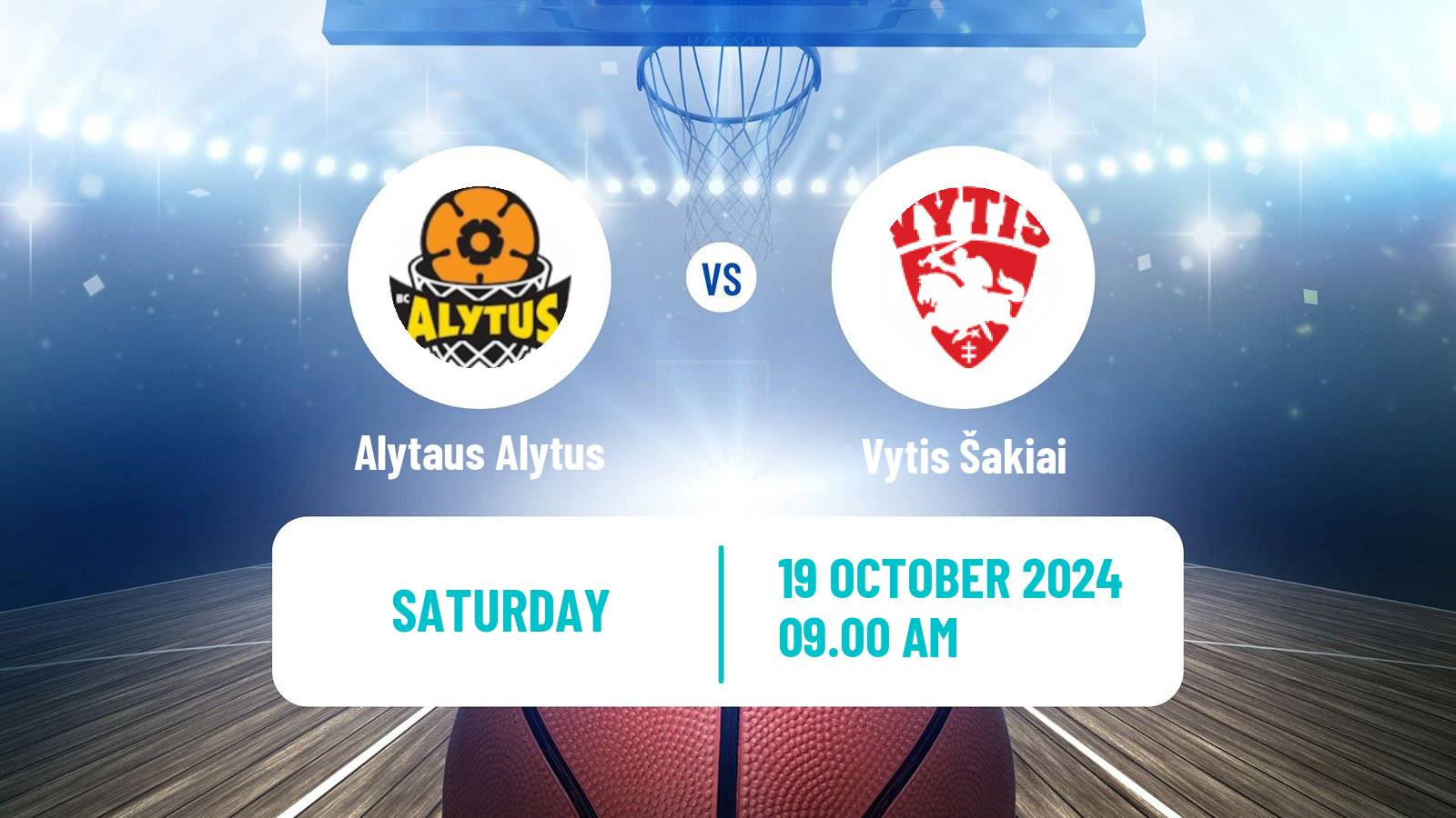 Basketball Lietuvos NKL Alytaus Alytus - Vytis Šakiai