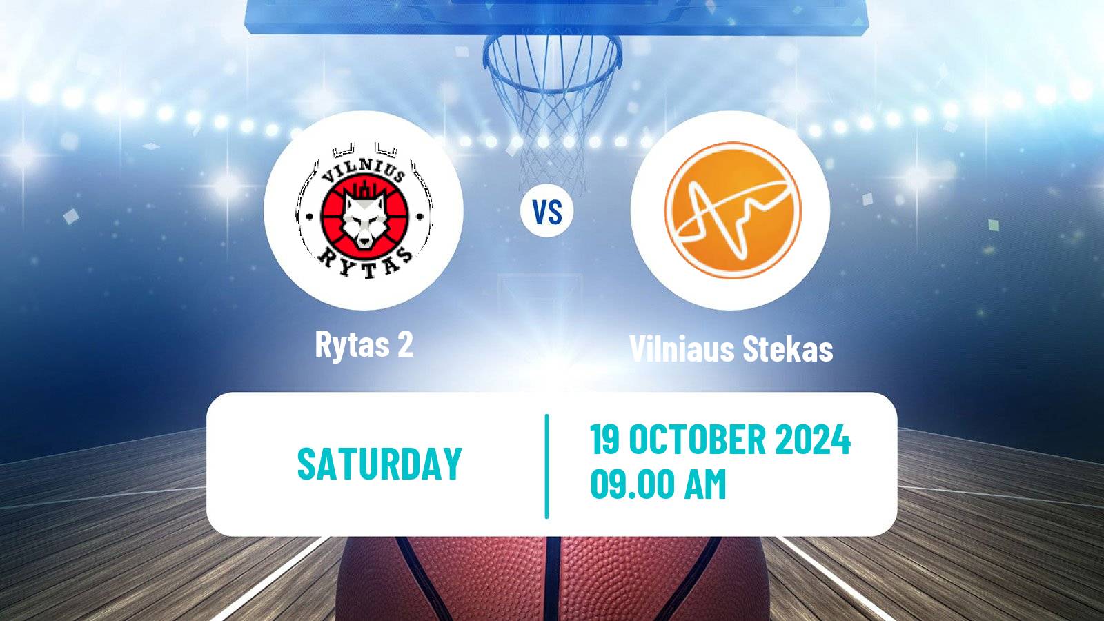 Basketball Lietuvos NKL Rytas 2 - Vilniaus Stekas