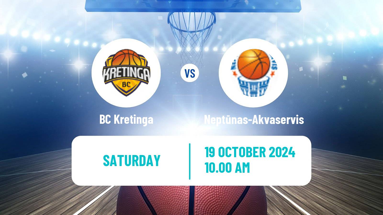 Basketball Lietuvos NKL Kretinga - Neptūnas-Akvaservis