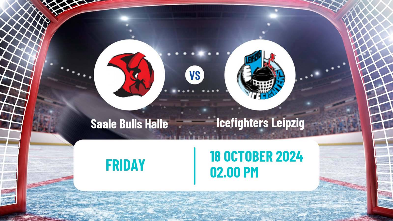 Hockey German Oberliga North Hockey Saale Bulls Halle - Icefighters Leipzig