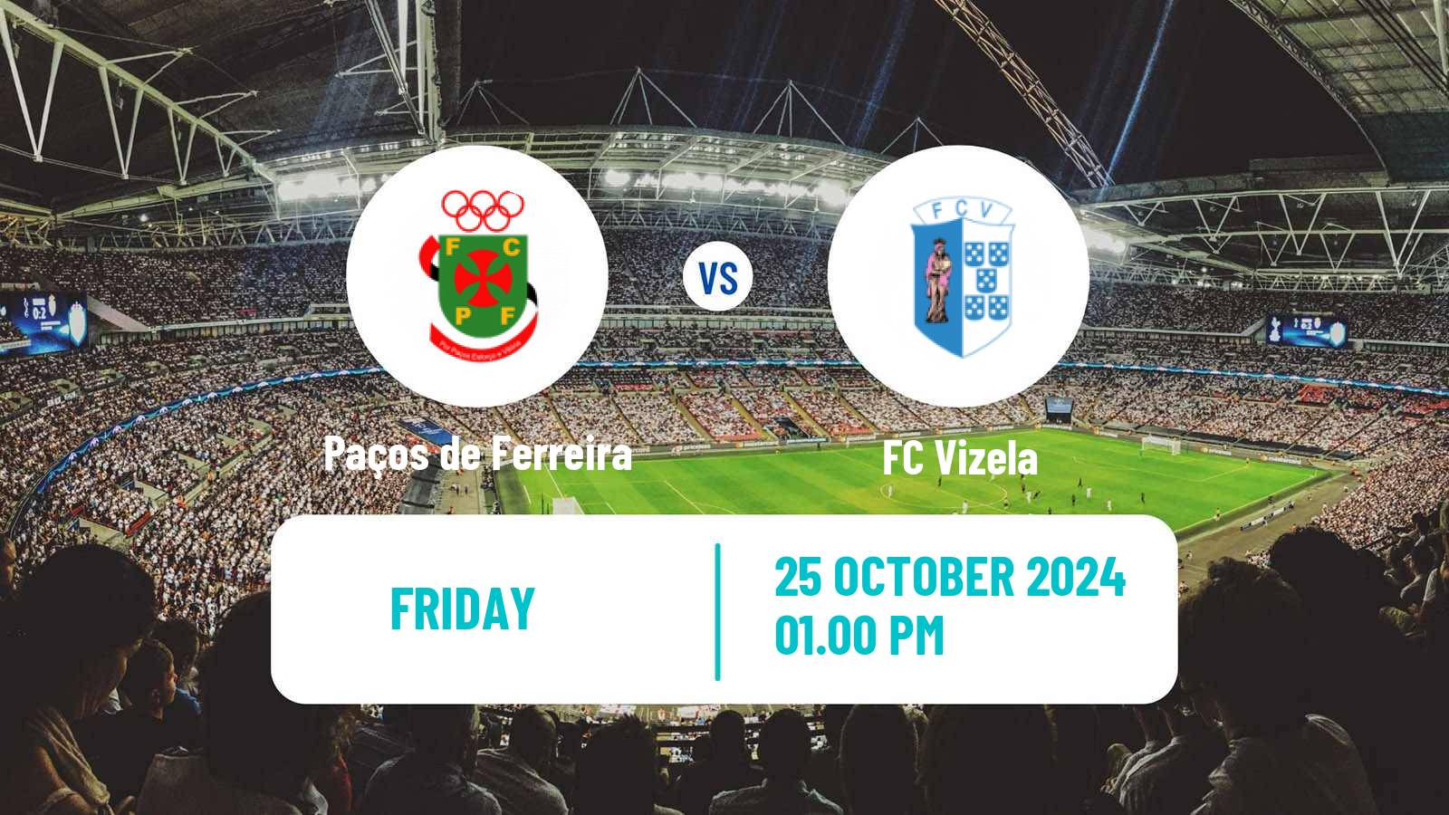 Soccer Portuguese Liga 2 Paços de Ferreira - Vizela