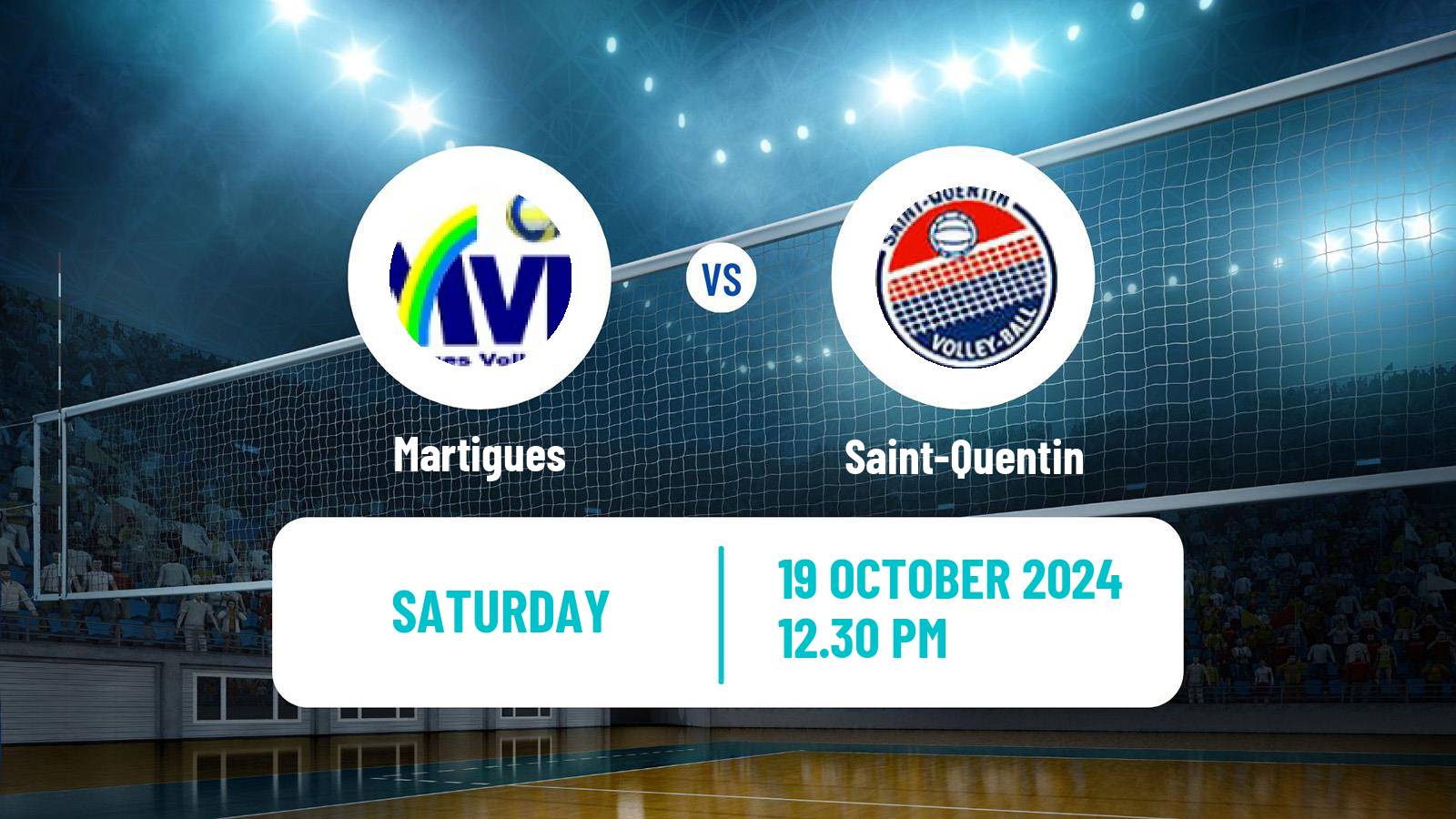 Volleyball French Ligue B Volleyball Martigues - Saint-Quentin