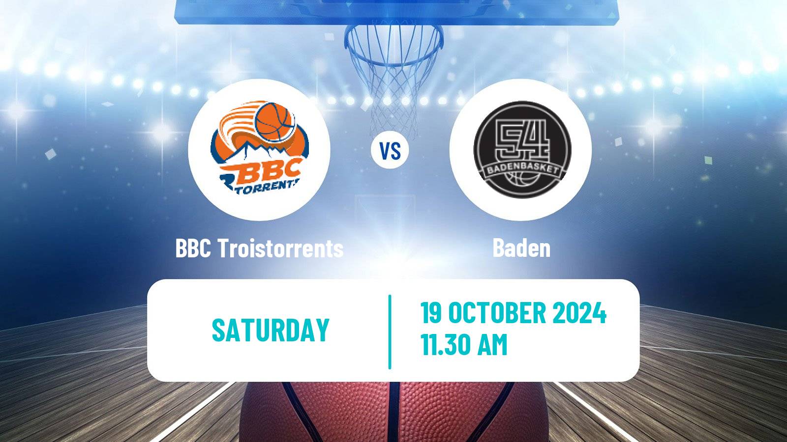 Basketball Swiss SB League Basketball Women BBC Troistorrents - Baden