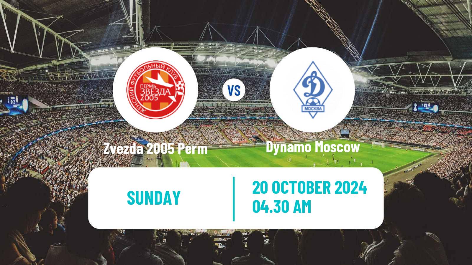 Soccer Russian Supreme Division Women Zvezda 2005 Perm - Dynamo Moscow