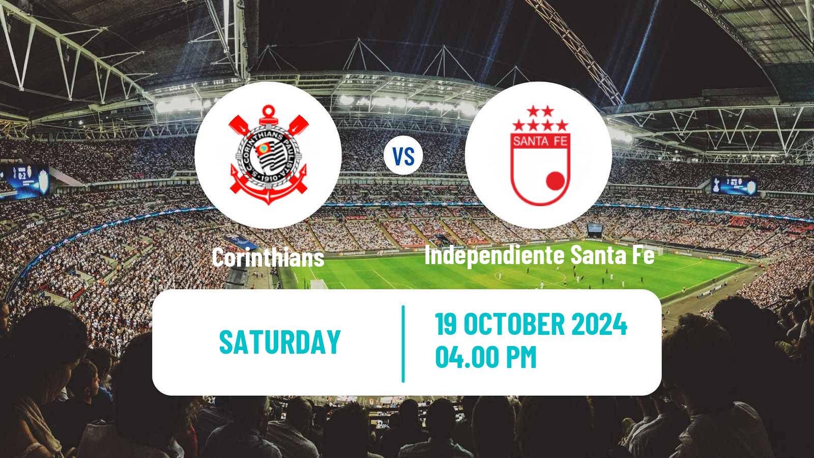 Soccer Copa Libertadores Women Corinthians - Independiente Santa Fe