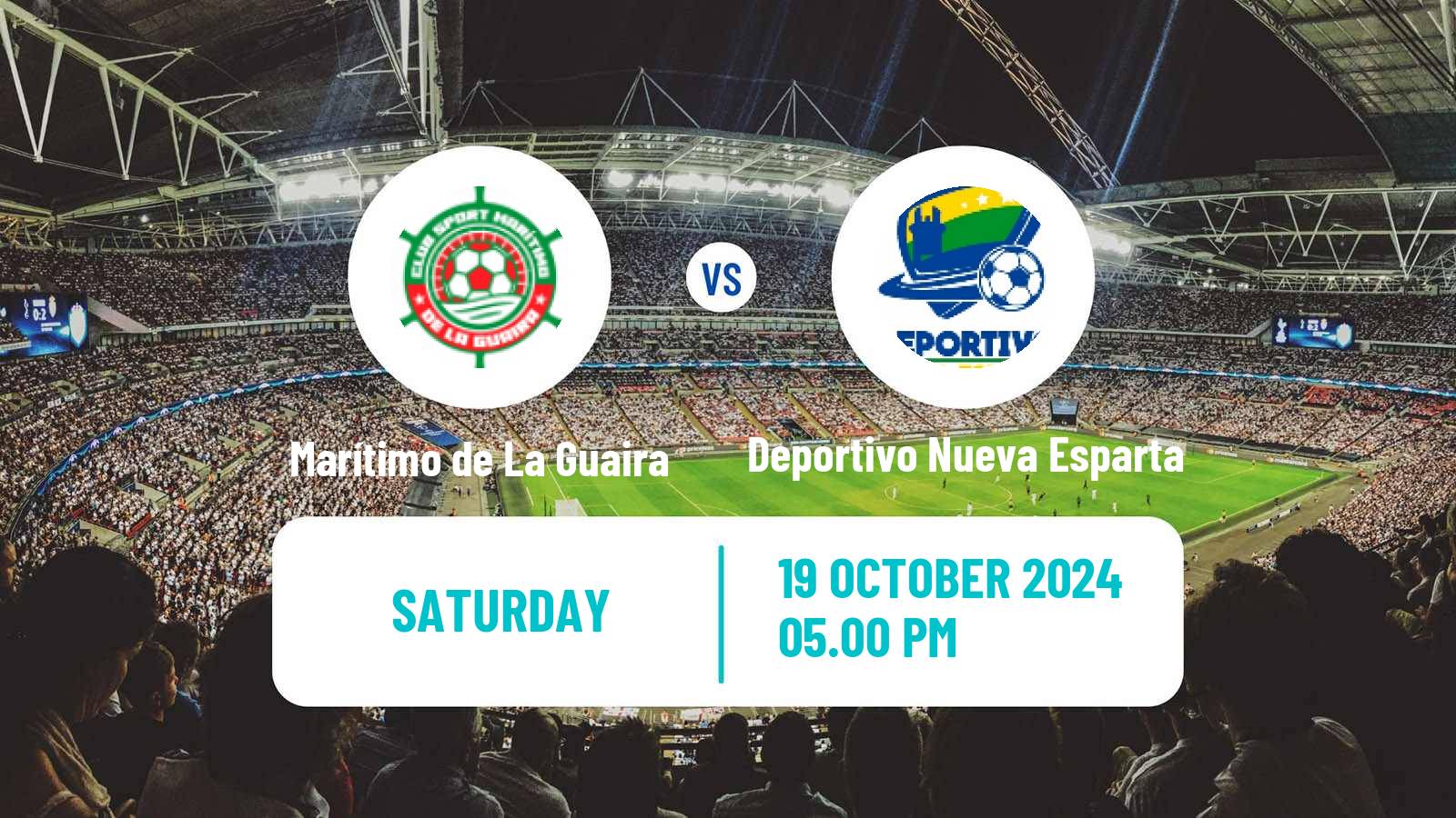 Soccer Venezuelan Segunda Division Marítimo de La Guaira - Deportivo Nueva Esparta