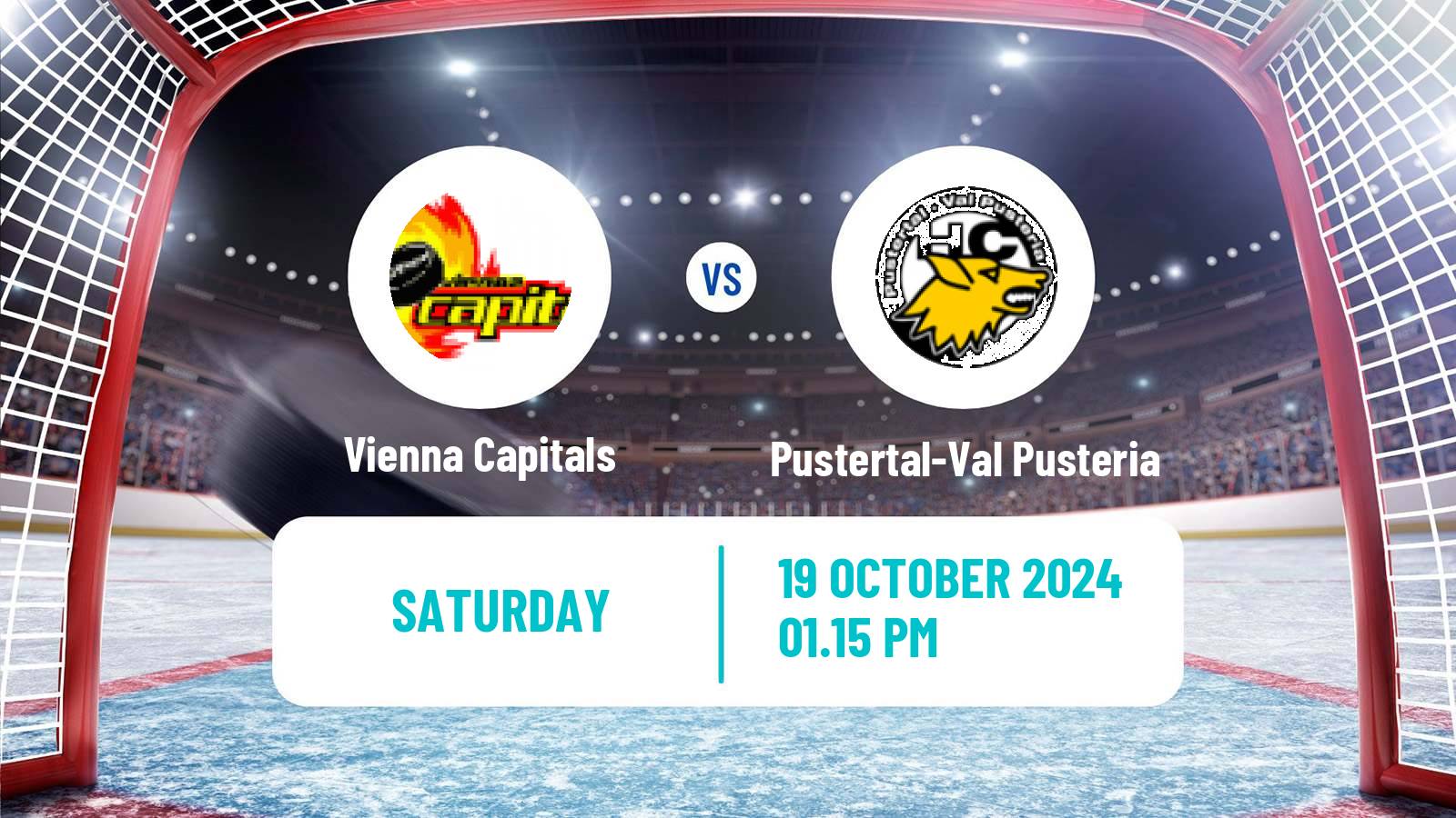 Hockey Austrian Ice Hockey League Vienna Capitals - Pustertal-Val Pusteria