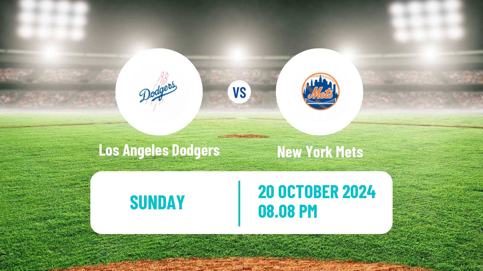 Baseball MLB Los Angeles Dodgers - New York Mets