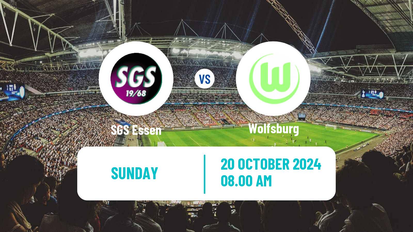 Soccer German Bundesliga Women SGS Essen - Wolfsburg