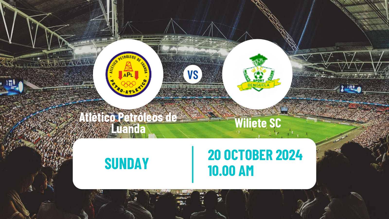 Soccer Angolan Girabola Atlético Petróleos de Luanda - Wiliete