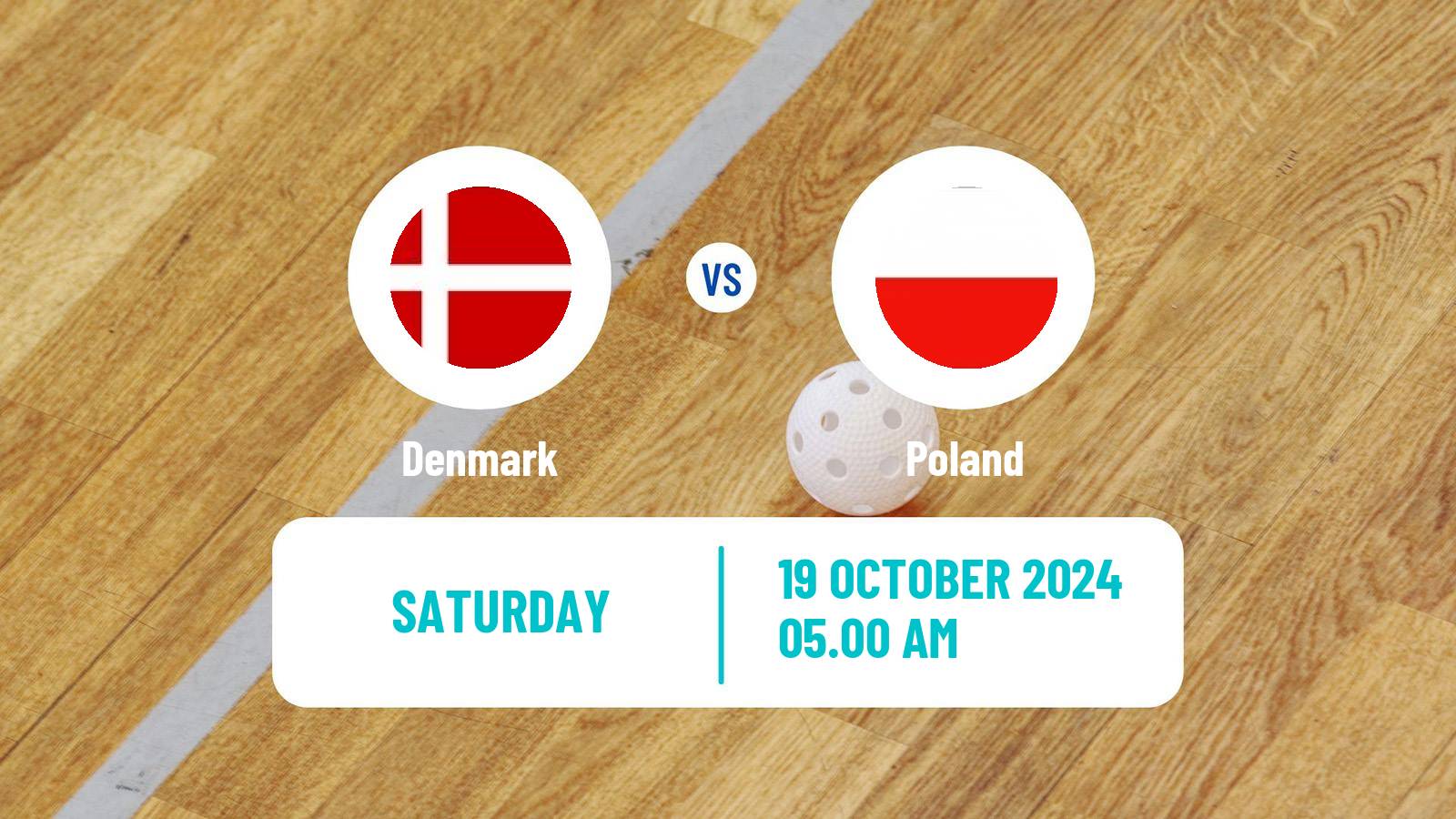 Floorball Friendly International Floorball Denmark - Poland