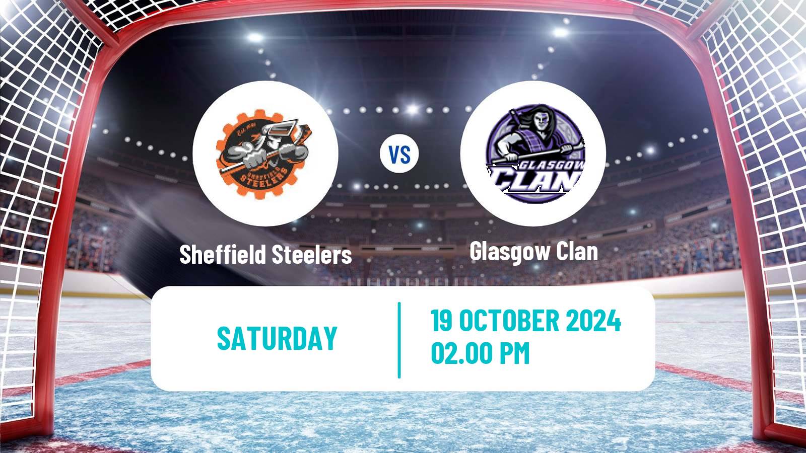 Hockey United Kingdom Elite League Sheffield Steelers - Glasgow Clan