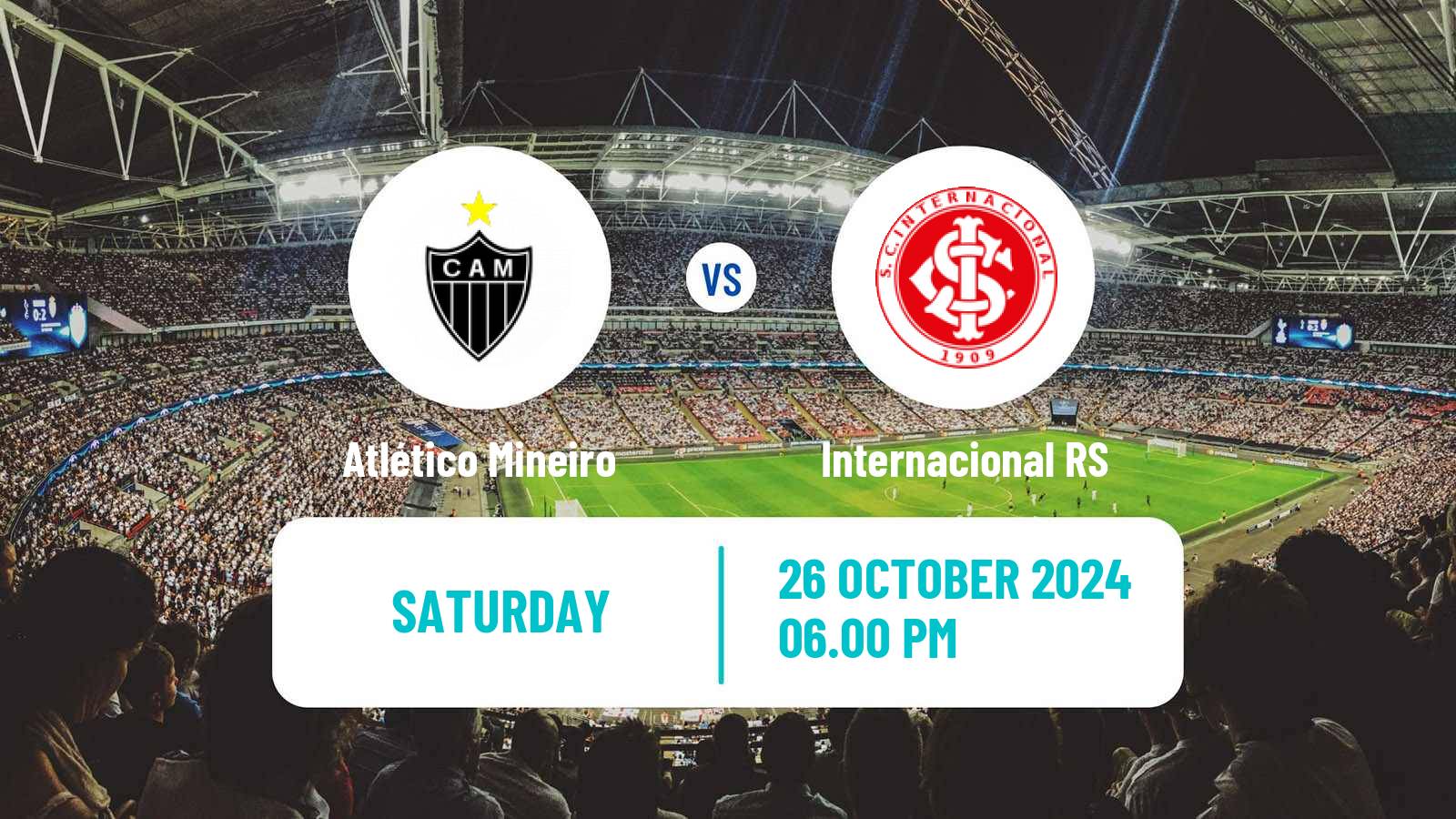 Soccer Brazilian Serie A Atlético Mineiro - Internacional RS