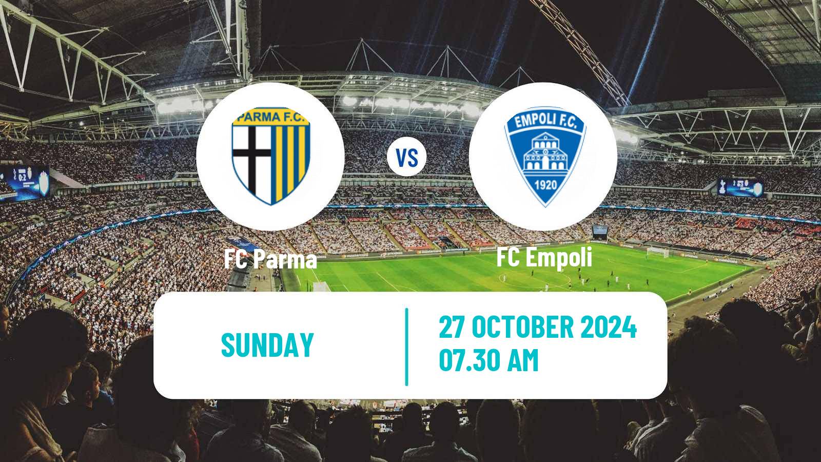 Soccer Italian Serie A Parma - Empoli