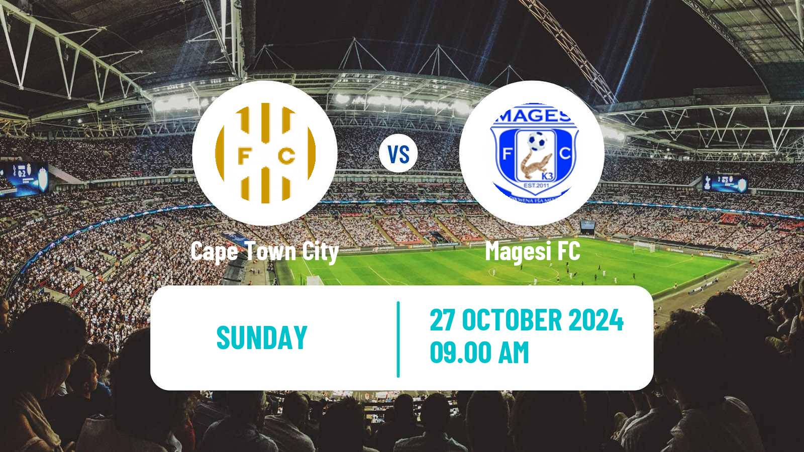 Soccer South African Premier Soccer League Cape Town City - Magesi