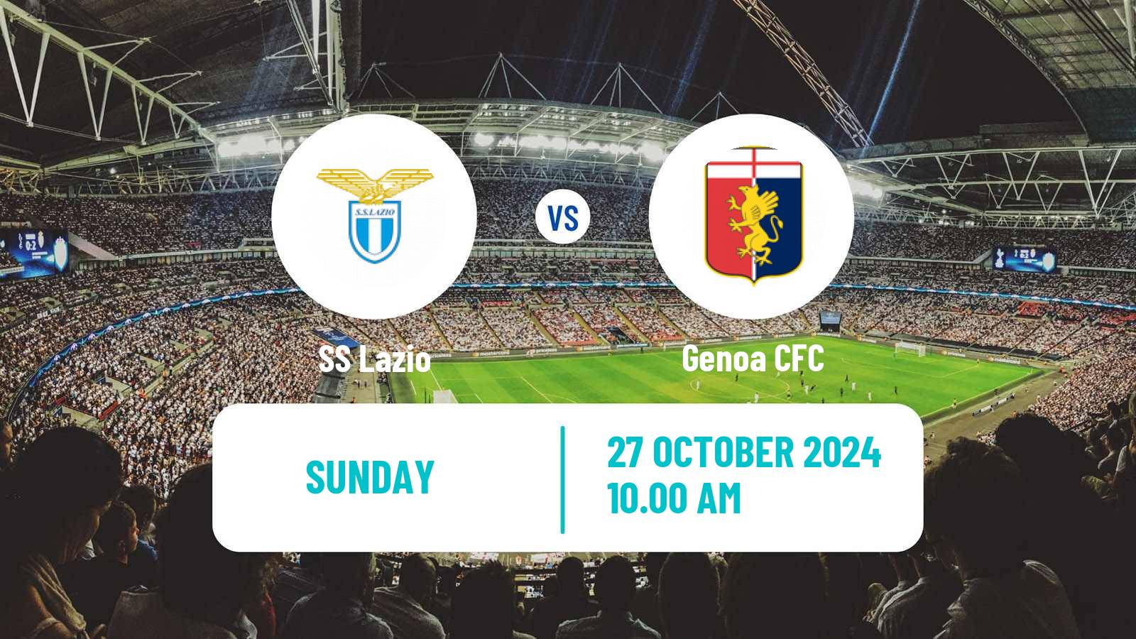 Soccer Italian Serie A Lazio - Genoa