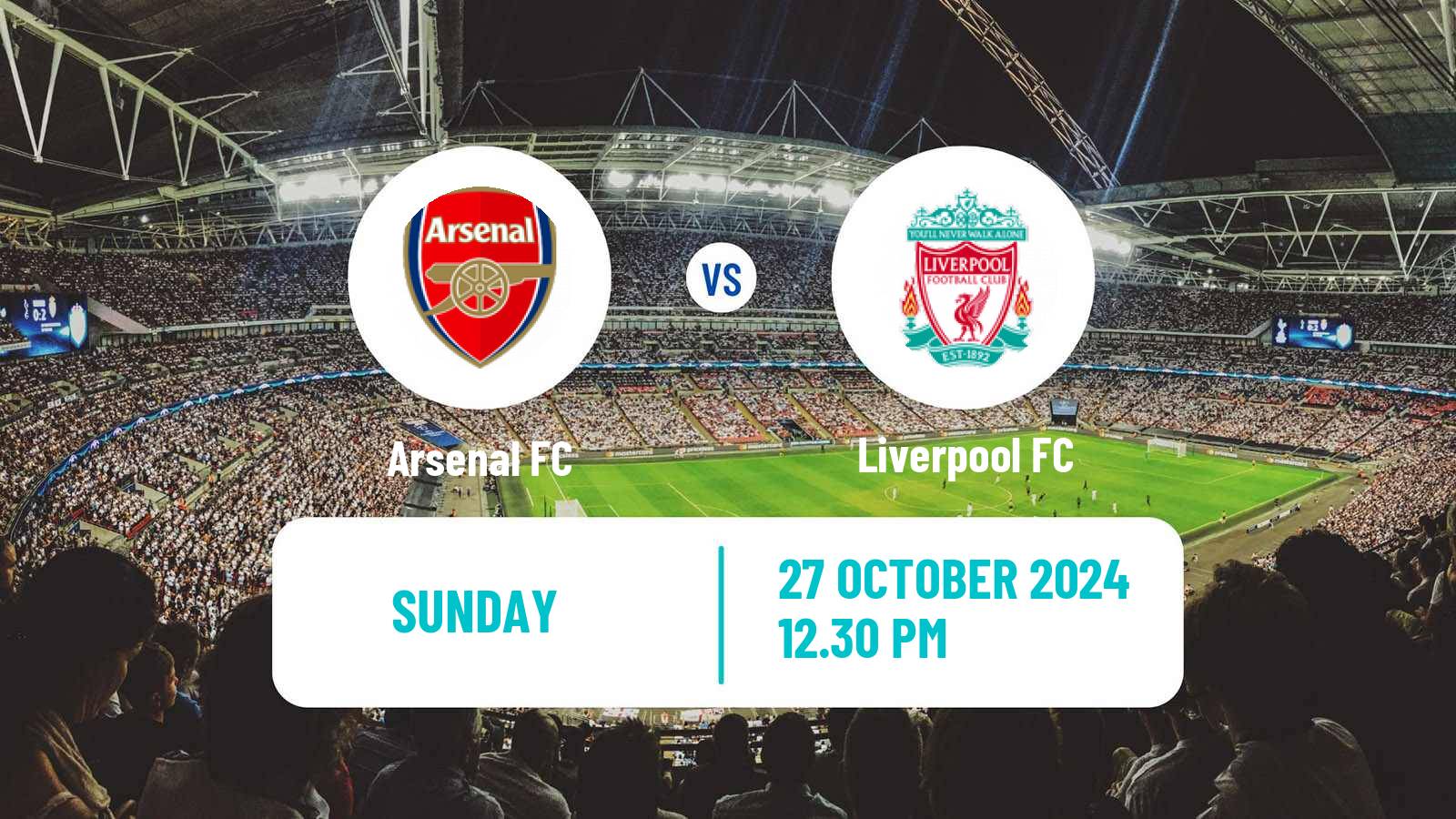 Soccer English Premier League Arsenal - Liverpool