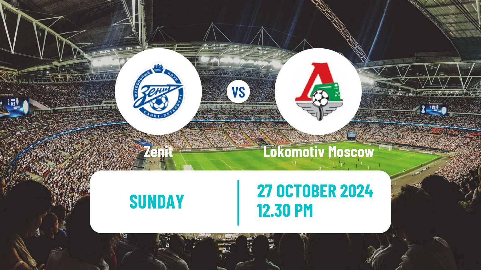 Soccer Russian Premier League Zenit - Lokomotiv Moscow