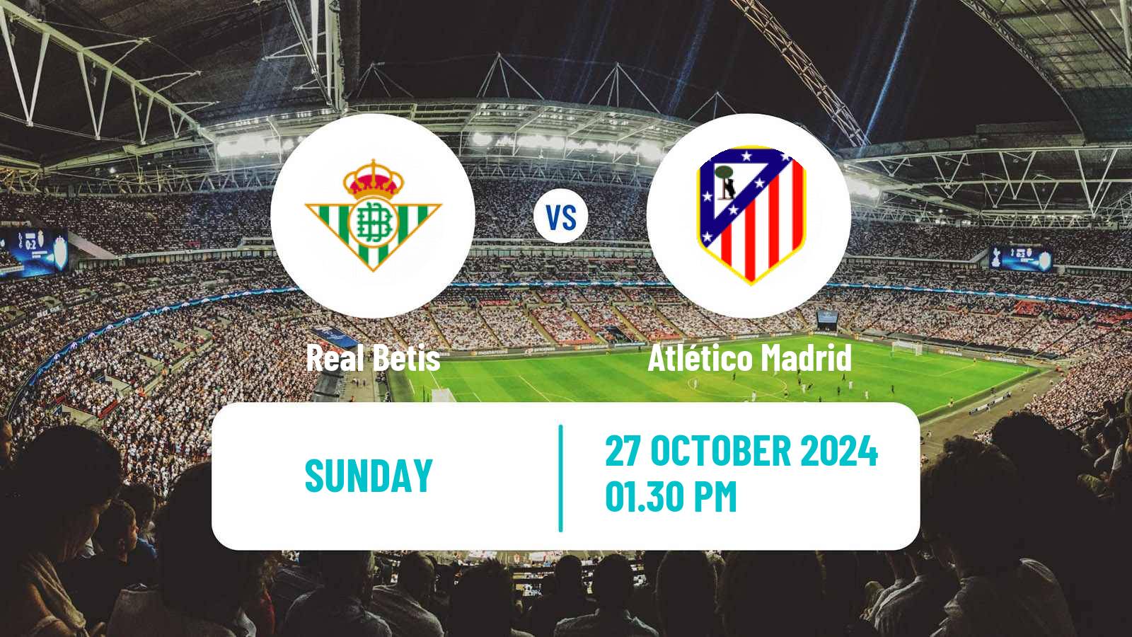 Soccer Spanish LaLiga Betis - Atlético Madrid