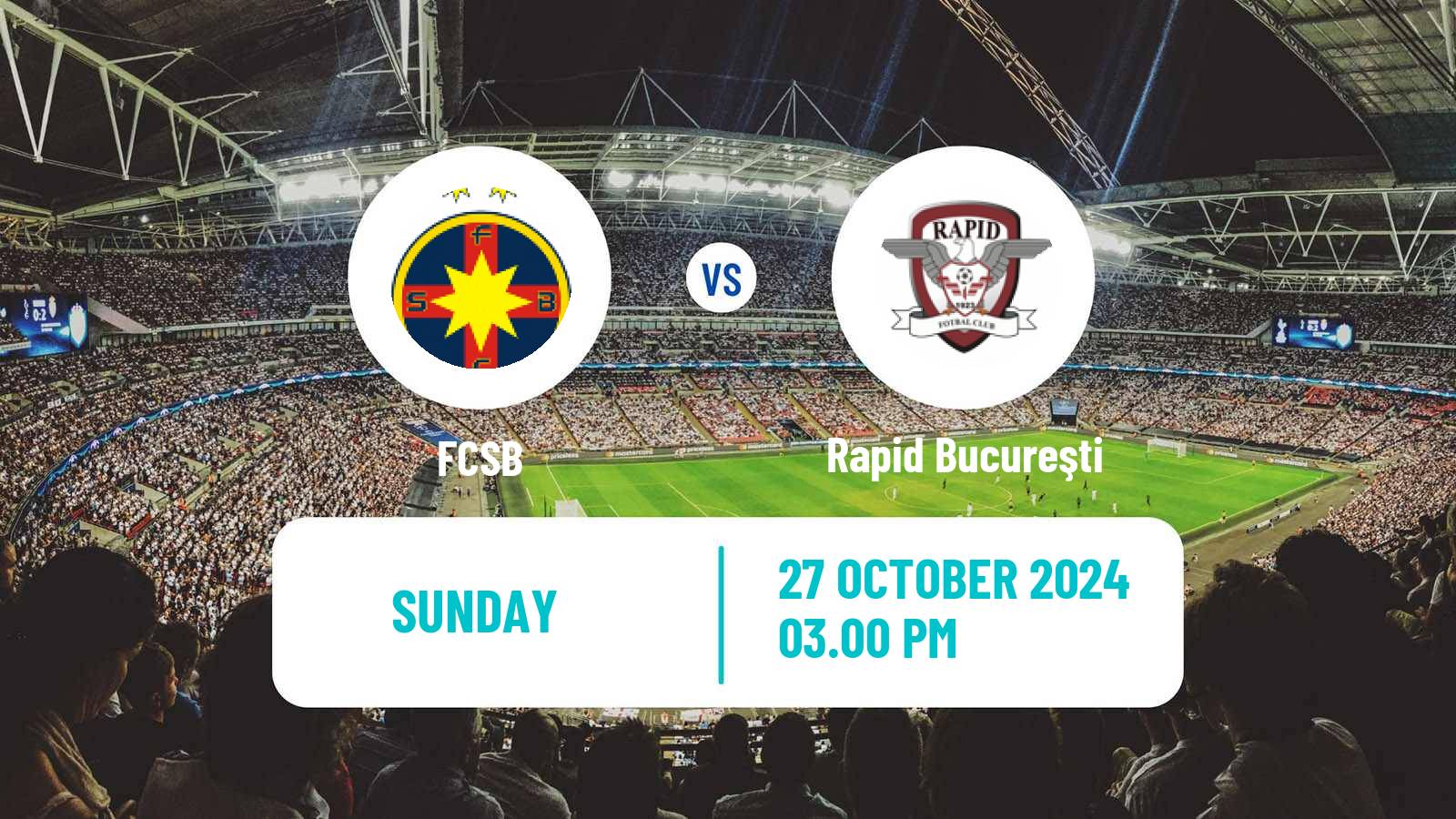 Soccer Romanian Liga 1 FCSB - Rapid Bucureşti