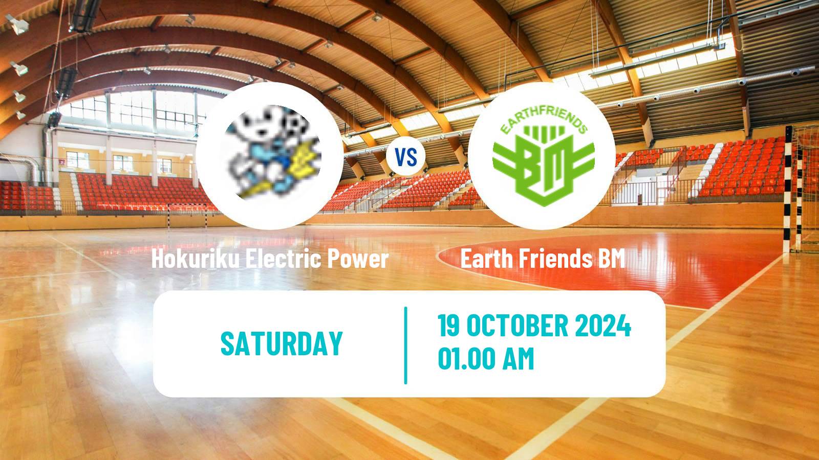 Handball Japan JHL Handball Hokuriku Electric Power - Earth Friends BM