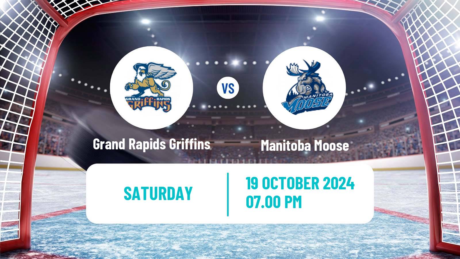 Hockey AHL Grand Rapids Griffins - Manitoba Moose