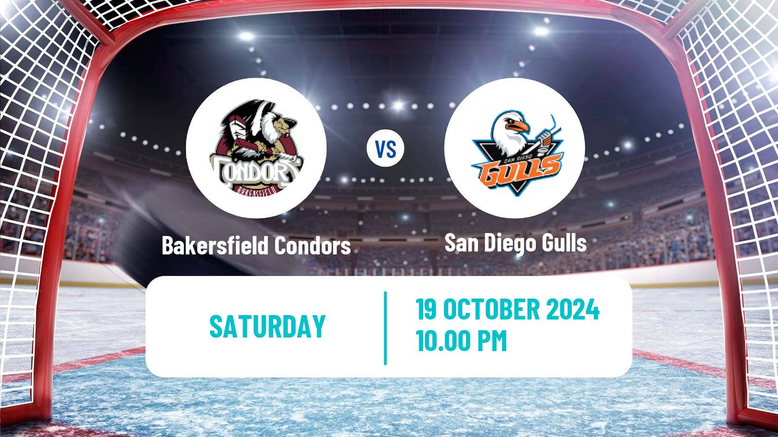 Hockey AHL Bakersfield Condors - San Diego Gulls