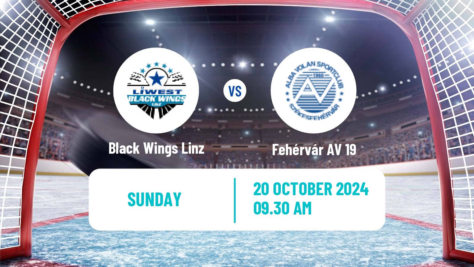 Hockey Austrian Ice Hockey League Black Wings Linz - Fehérvár AV 19