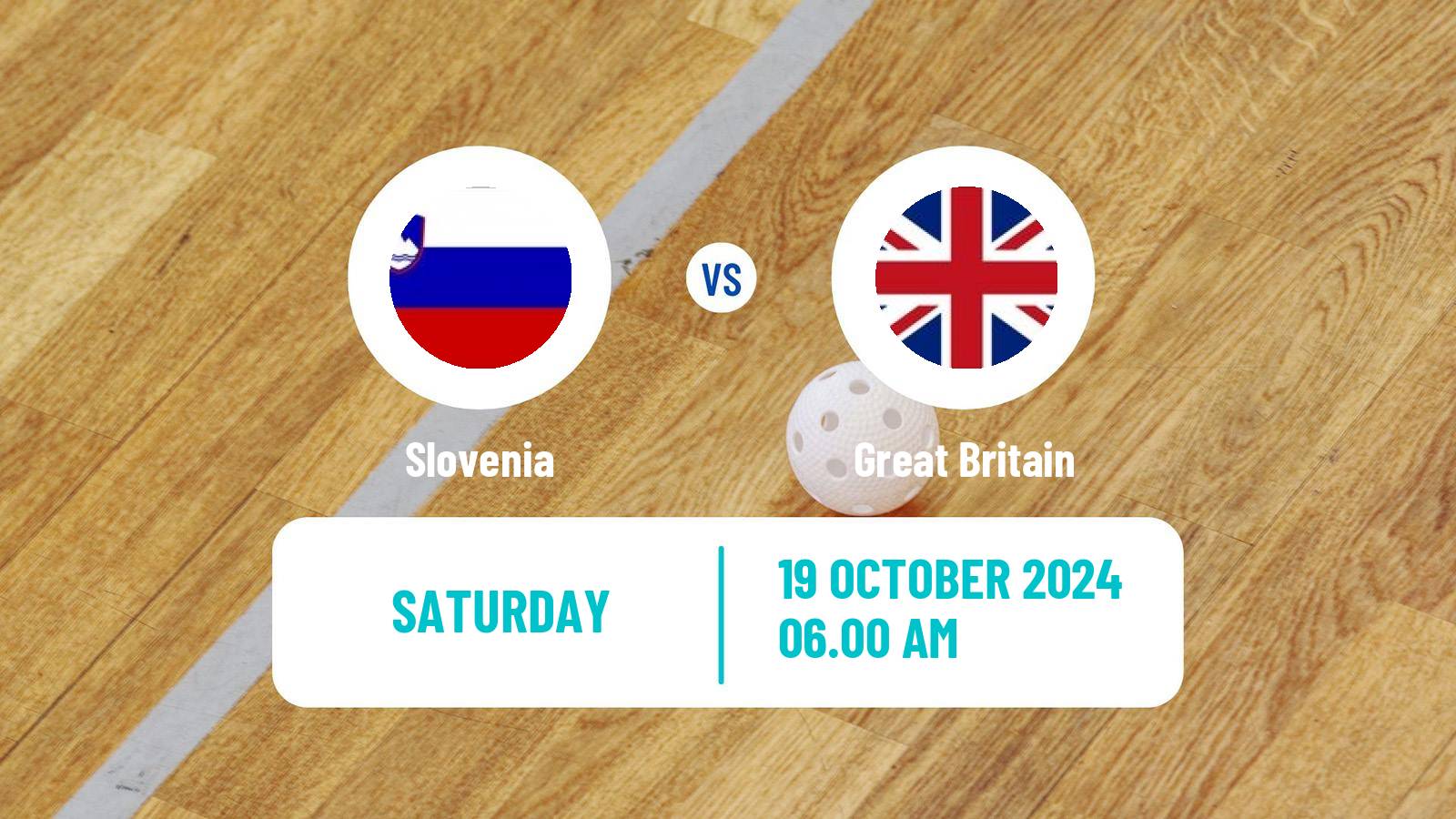 Floorball Friendly International Floorball Slovenia - Great Britain