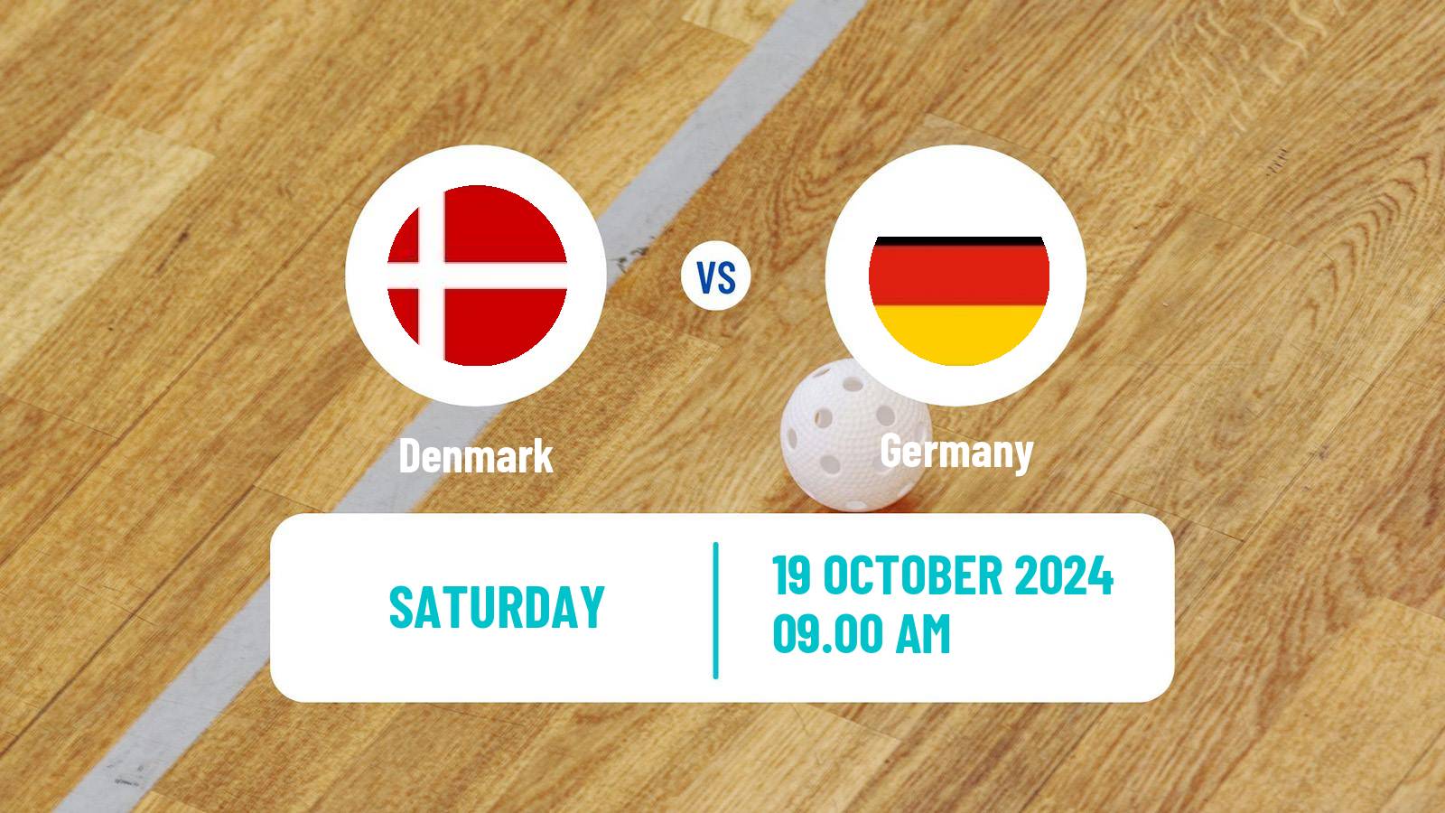 Floorball Friendly International Floorball Denmark - Germany