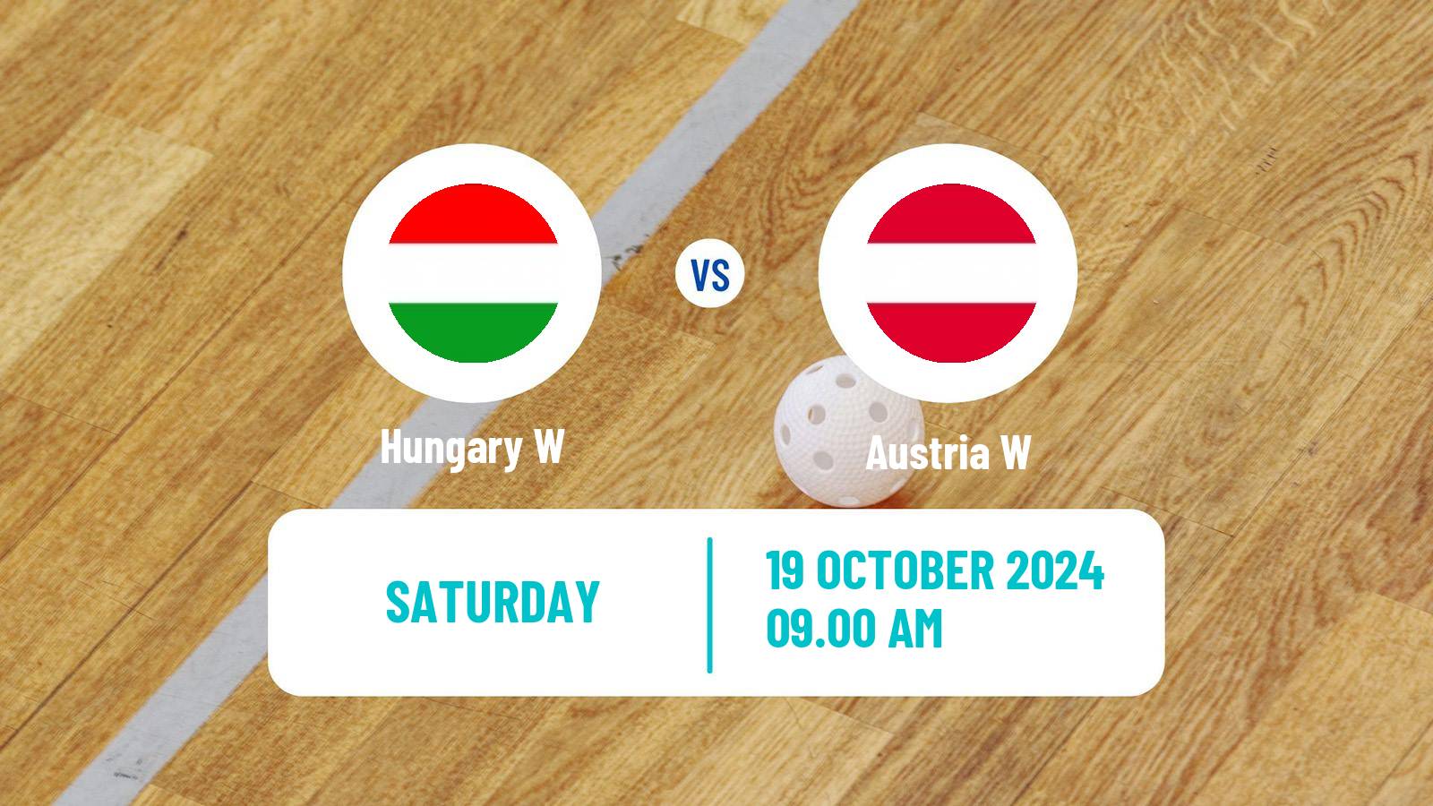 Floorball Friendly International Floorball Women Hungary W - Austria W