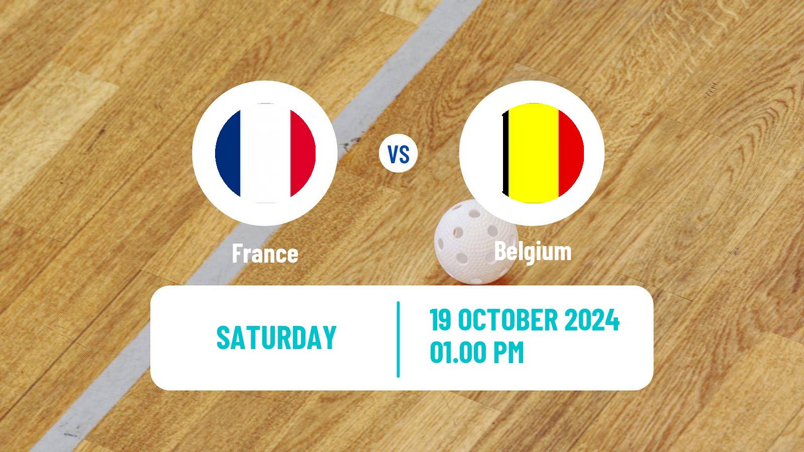 Floorball Friendly International Floorball France - Belgium