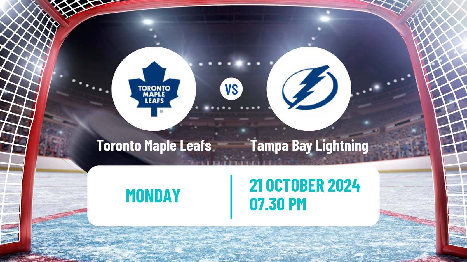 Hockey NHL Toronto Maple Leafs - Tampa Bay Lightning